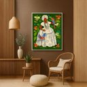 Ver imagem 1 de Quadro Canvas Arte Baiana 40x30cm Mold Preta