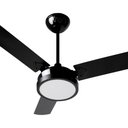 Ver imagem 6 de Ventilador de Teto Citrino Led Preto 3 Pás Tron 220v
