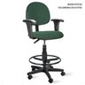 Cadeira Executiva Caixa Alta com Braço - Verde C/ Preto - 8