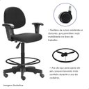 Ver imagem 6 de Cadeira Executiva Caixa Alta com Braço - Verde C/ Preto