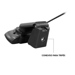 WebCam Hoopson WC-002 Full HD 1080p 30fps com microfone preta - 4