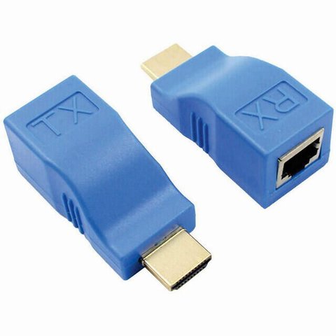 Extensor Hdmi 3d 30m Via Cabo de Rede Utp Rj45