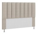 Ver imagem 1 de Cabeceira Estofada Libia 195CM King Courino Bege - D A DECOR