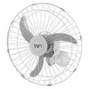Ver imagem 1 de Ventilado de Parede Oscilante 220v 60cm Pp At Branco 140w - Tron Ventiladores
