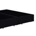 Ver imagem 3 de Base Box Casal Bipartido Extremo Reforçado Homequeen Suede Preto 40x138x188