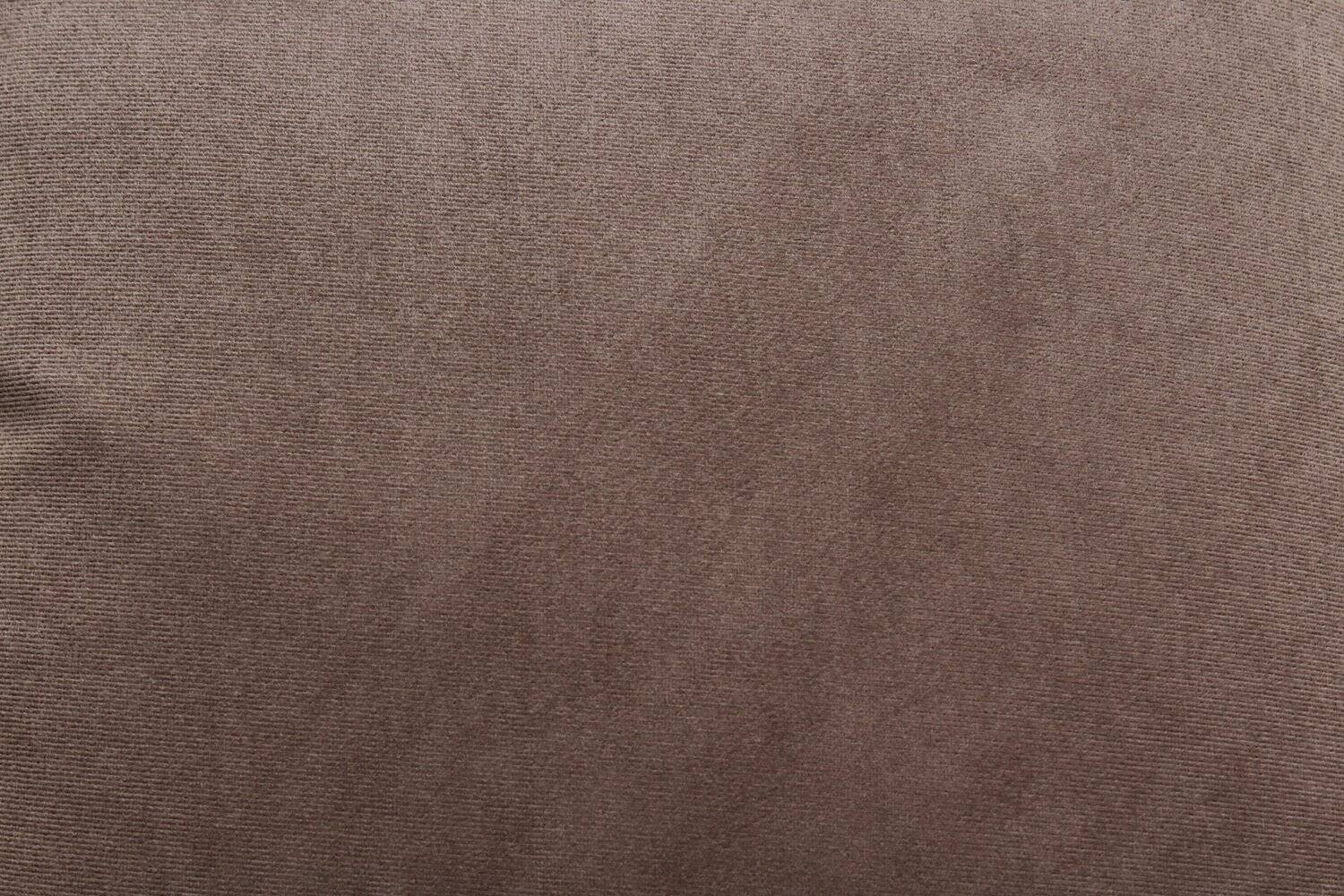 Almofada Decortextil Veludo Soft Liso Castanho 52X52 cm Casa Fraga - 3