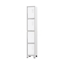 Ver imagem 1 de Armário Roupeiro De Aço Para Vestiário 4 Portas Locker Branco