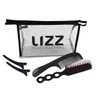 Mini Secador Dobrável Bivolt Preto Com Kit Viagem Lizz:Preto - 3