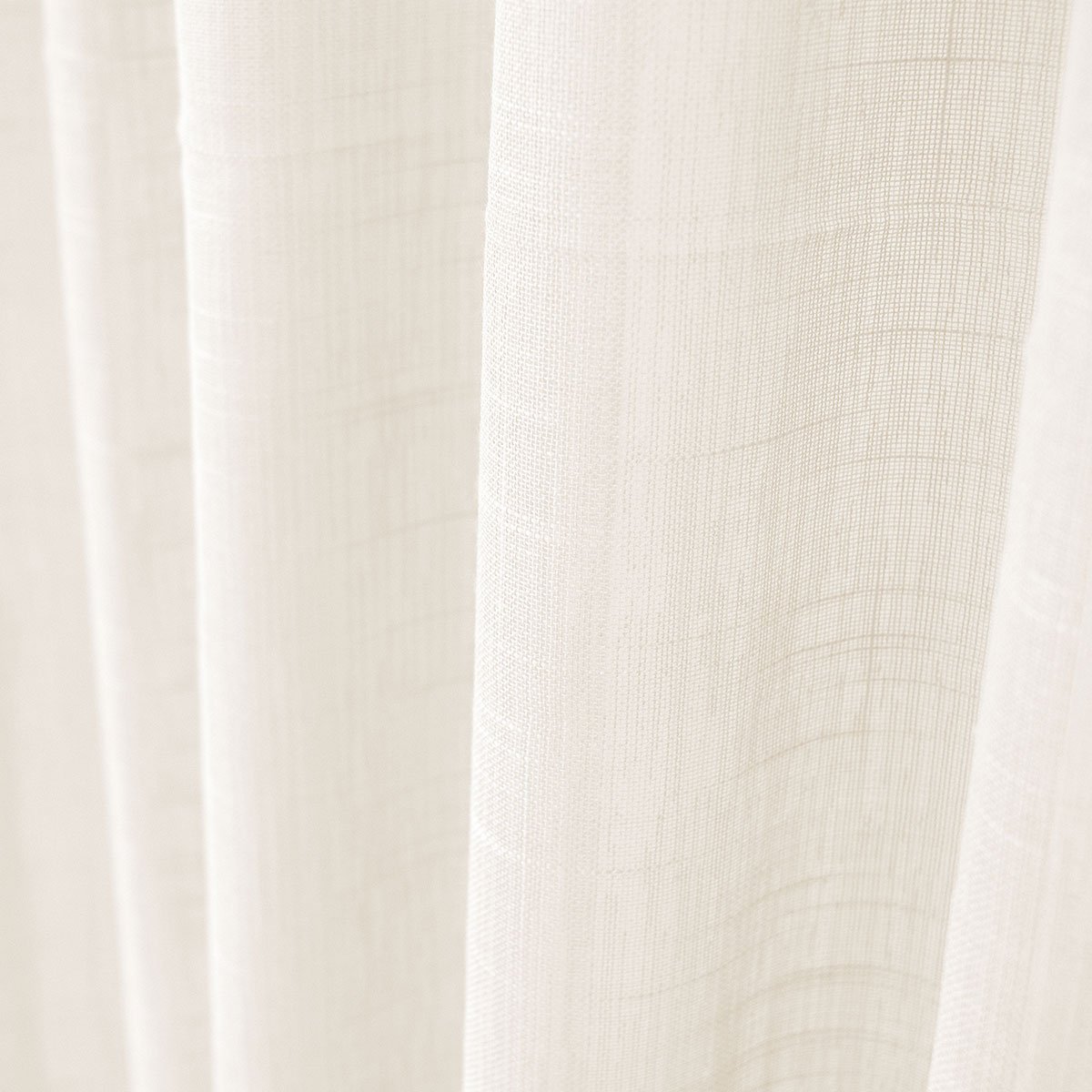Cortina Wave de Trilho Suíço de Linho Gaze Flamê Off White 6m x 2,80m ...