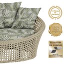 Ver imagem 3 de Chaise Hungria Alumínio Pintura Marrom Corda Náutica E5 Trama Original