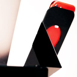 Suporte de Notebook e Celular Moderno em Madeira e Metal - 5