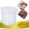 Pote Quadrado com Lacre Bolo No Pote Descartável 220Ml C/100 - 2