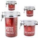 Ver imagem 1 de Kit 4 Pote Hermético Acrilíco Redondo Transparente Clink