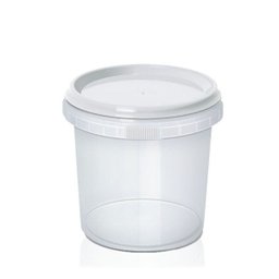 Pote Redondo com Lacre Bolo No Pote Conservas Descartável 500 Ml C/100 - 2