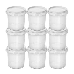 Pote Plástico Redondo Com Lacre Bolo No Pote 220ml 300 Unid - 3