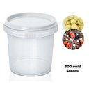 Ver imagem 1 de Pote Redondo Lacre Bolo no Pote Descartável 500 ml 300 unid