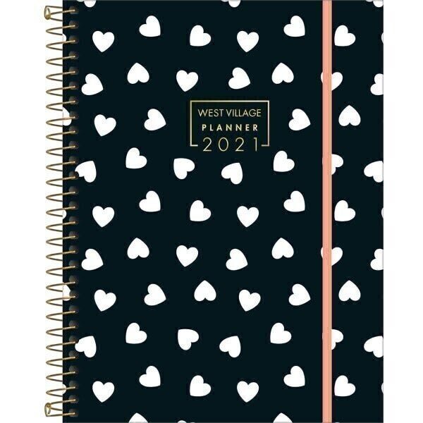 Planner Espiral West Village 80 Fls 2021 - Sortido