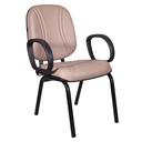 Ver imagem 1 de Cadeira Escritório Plus Size Fixa Braço 200kg