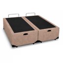 Ver imagem 1 de Cama Box Baú Casal 138 Bipartido - Suede Bege