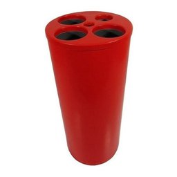 Lixeira De Copo Descartável Com 5 Tubos Água Café E Palhetas - 4
