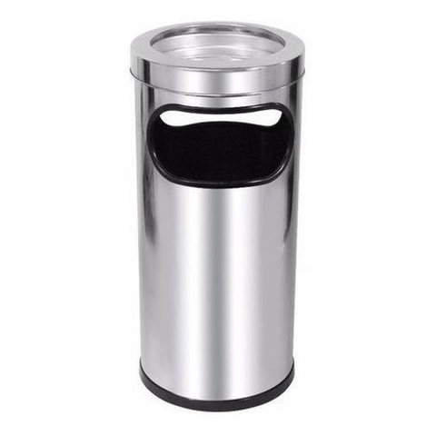 Cinzeiro Com Lixeira Para Condomínios E Empresas - Aço Inox