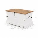 Ver mais imagens de Quarto de Bebê Completo 100% MDF com Guarda Roupa Cômoda Berço e Baú Smile Bege Creme/Carvalho