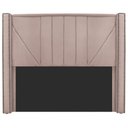 Ver imagem 6 de Cabeceira Solteiro 90 Cm Para Cama Box Suede Rosê