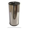 Lixeira Dispensador De Copos Em Aço Inox Com Tampa Plástica - 2