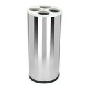 Ver imagem 7 de Lixeira Dispensador De Copos Em Aço Inox Com Tampa Plástica