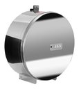 Ver imagem 1 de Suporte Rolo Papel Higienico Aço Inox Com Porta Cadeado 300m