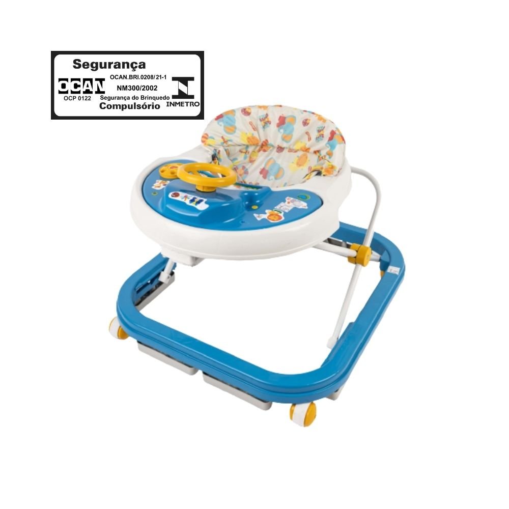 Andador Bebe Infantil para Menino de 56cm para Casa Sala Quarto Jardim ...