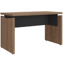 Ver imagem 1 de Mesa para Escritório Home Office 145cm Unik A02 Nogal Preto - Lyam Decor
