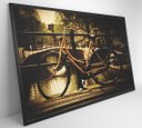 Ver imagem 3 de Quadro Bicicleta na Ponte - 120x80 Cm - Adesivo Fotográfico