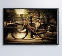 Ver imagem 6 de Quadro Bicicleta na Ponte - 120x80 Cm - Adesivo Fotográfico