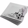 Prato Raso Quadrado 26cm Quartier Tatoo Oxford Porcelana - 1
