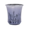 VASO DE CERAMICA COM FLORES ROXO DEGRADE PQ - 1