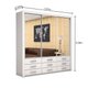 Guarda-Roupa Casal com Espelhos 3 Portas de Correr Anjos Premium Espresso Móveis - imagem 2