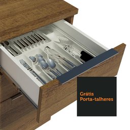 Armário de Cozinha Completa 290cm Rustic Stella Madesa 01 - 9