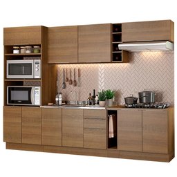 Armário de Cozinha Completa 290cm Rustic Stella Madesa 01 - 3
