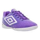 Ver imagem 3 de Chuteira Futsal Juvenil Umbro Techno Ii Jr Roxo