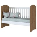 Ver imagem 3 de Berço Henn Mini Cama Bala De Menta I02 Rustico Com Branco