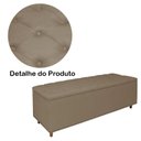 Ver mais imagens de Kit Cabeceira e Calçadeira com Baú 195 Cm King Casal Diana Suede Capuccino - Fina Mobília