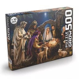 Quebra Cabeça Puzzle 500 Peças Noite de Luz Grow - 1