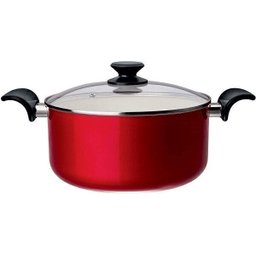 Jogo Panelas Antiaderente Cerâmico 5 Peças Vermelho Montreal - 4