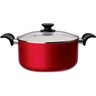 Jogo Panelas Antiaderente Cerâmico 5 Peças Vermelho Montreal - 4