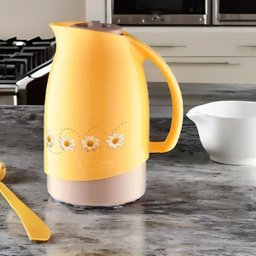 Conjunto Garrafa Térmica Bule com Pote Amarelo - Sanremo - 5