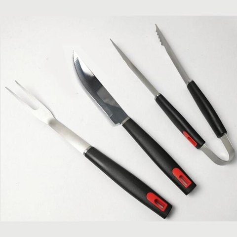 Kit Churrasco Bela Home 3 Peças Preto