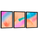 Ver imagem 1 de Quadro Decorativo Trio Abstrato Pintura Colorida