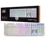 TECLADO PRISMATIC TC205 BRANCO - 2