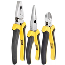 Ver imagem 1 de Kit Jogo 3 Alicates-1 Alicate Universal 8"pol+1 de Corte Diagonal 6"pol+1 de Bico Meia Cana 6"pol
